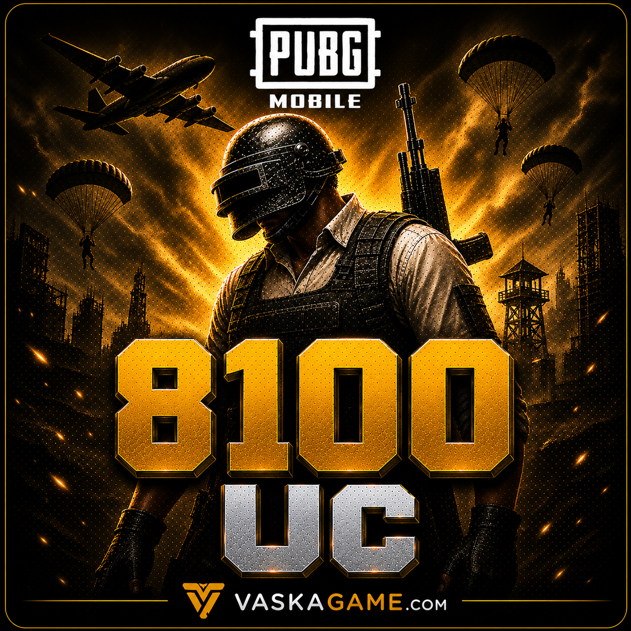 Pubg Mobile 8100 UC