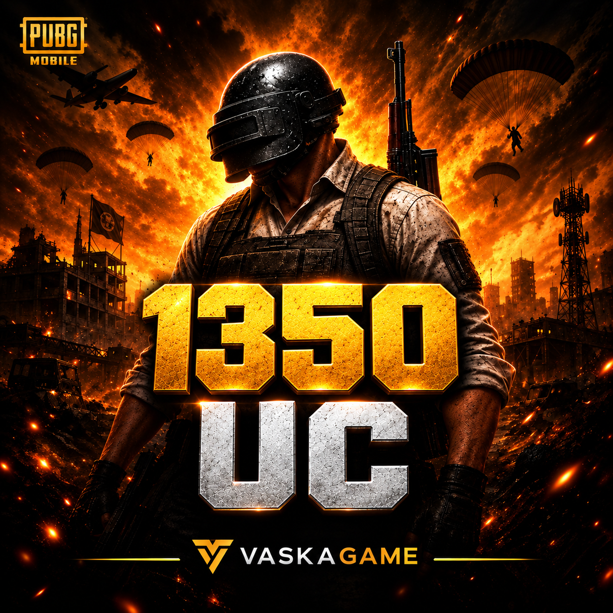 PUBG Mobile 1350 UC