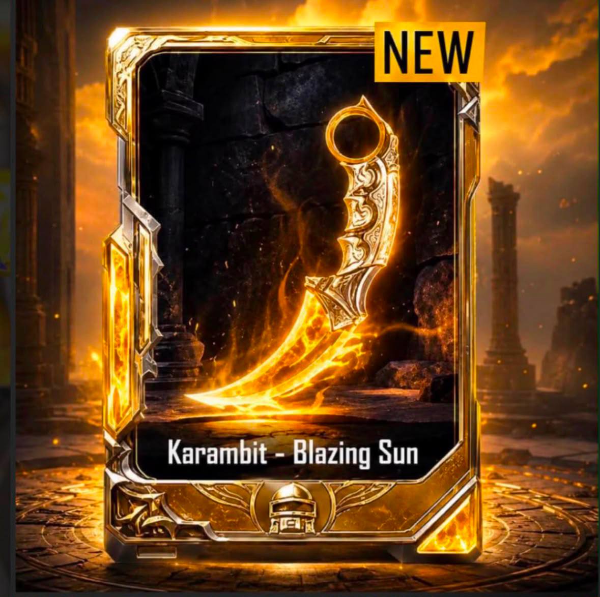 Karambit – Blazing Sun